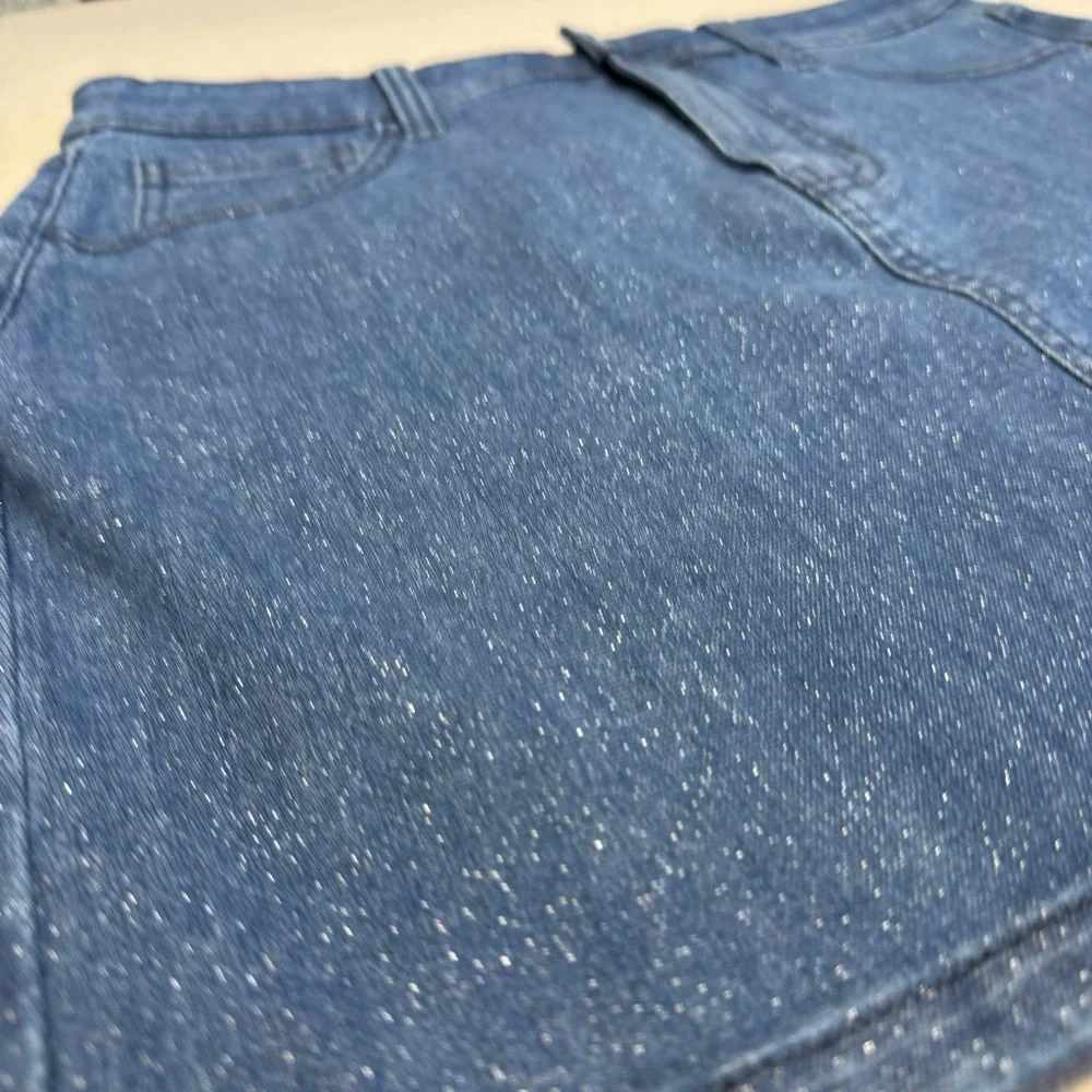Celebrity Pink Blue (Sparkly) Mini Skirt - Size 11